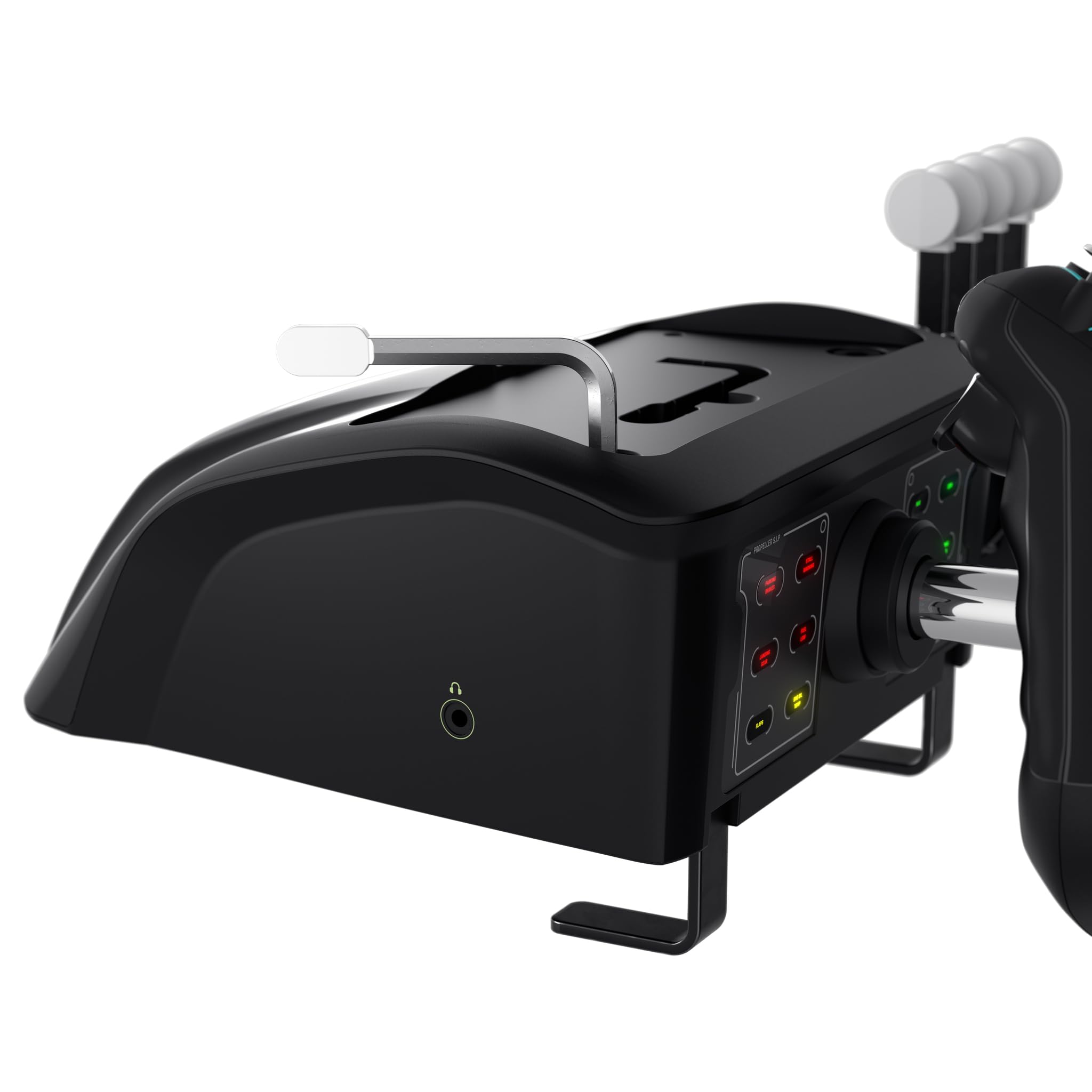 Turtle Beach VelocityOne Flightdeck - Universal HOTAS Simulation Joystick & Throttle with Touch Display, Stick Mounted HUD and Contactless Sensors for Air and Space Combat on Windows 10 & 11