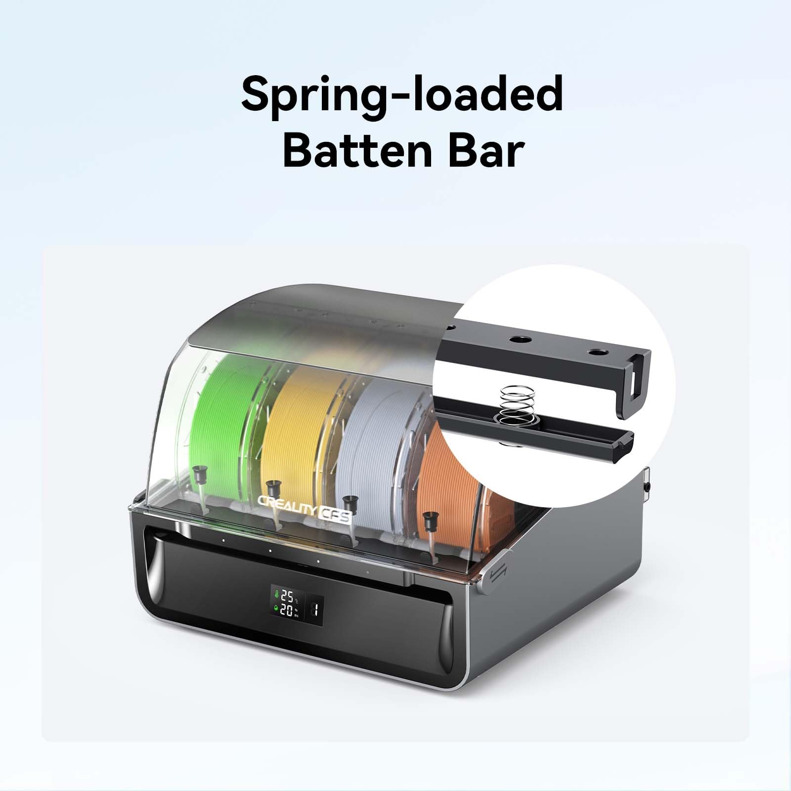 Creality K1C 3D Printer, 600mm/s Fast Speed Clog-Free Extruder Auto Leveling 3D Printers with AI Camera for 300°C Printing,Switchable Silent Mode Reliable Carbon Fiber 3D Printing 220*220*250mm(Black)