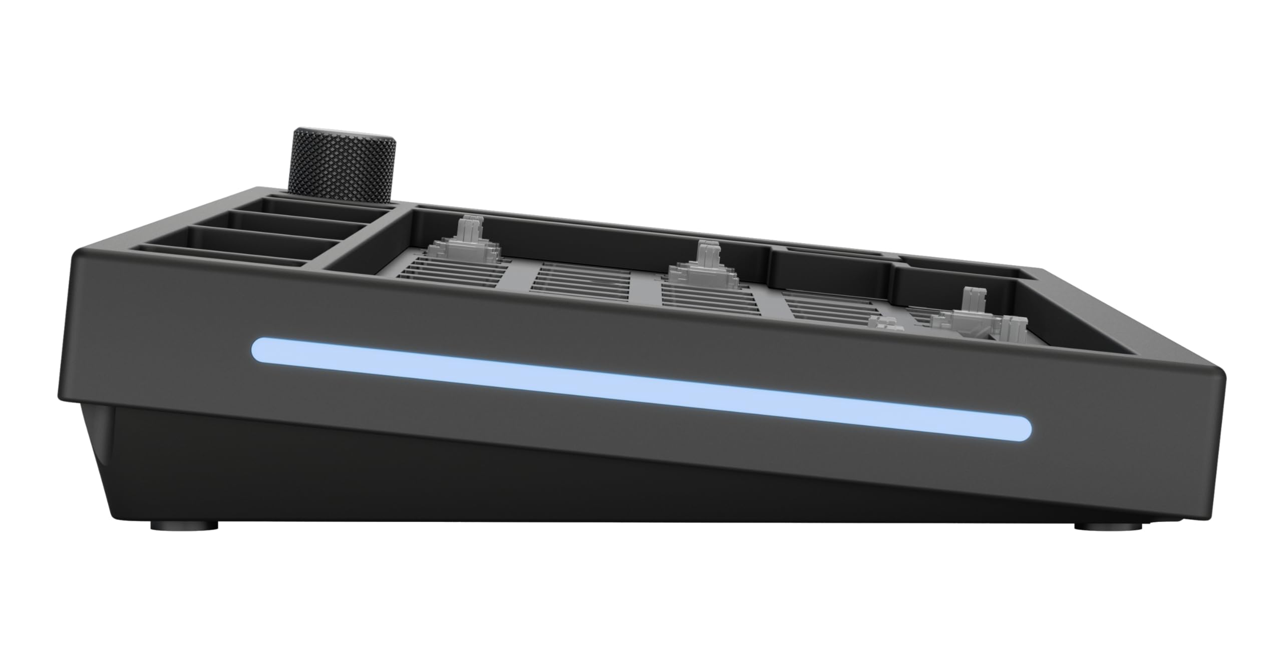 Glorious Gaming GMMK PRO 75% Barebones (Frame Only) - Modular Mechanical Gaming Keyboard, TKL Size (75%), 1.5kg Frame, RGB, Customisable, 5-Pin Switch Support, International/ISO Layout - Black Slate