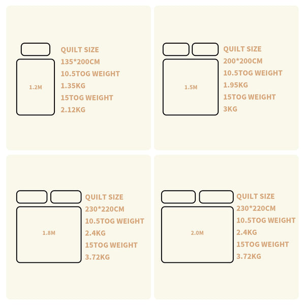 Good Nite King Size Duvet 15 Tog Duvet for Spring Autumn Winter Quilt Polyester Hollowfibre with Corner Ties (King 230220cm)