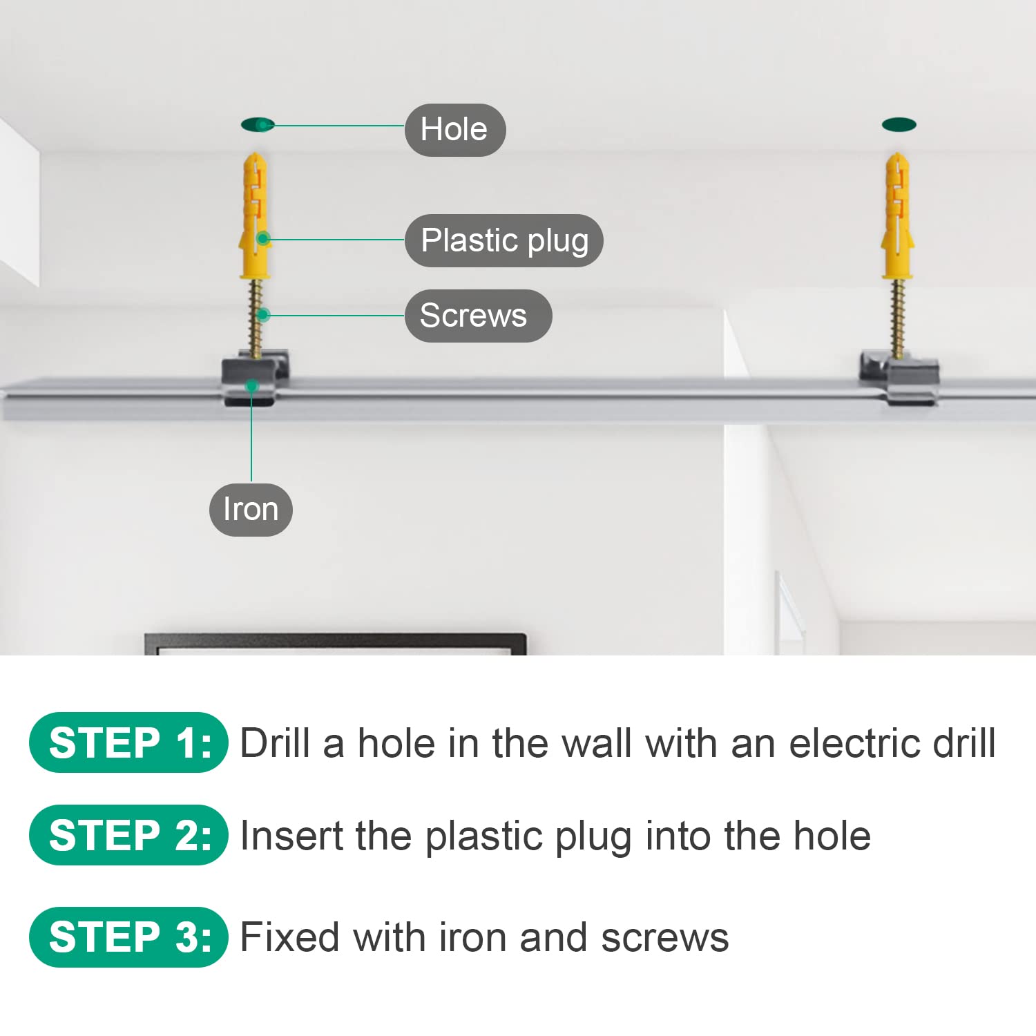 Jirvyuk Led Channel, 10 Pack 1m/3.3ft Led Profile Strip, Led Aluminum Channel and Diffuser for LED Strip Lights with Milky White Cover, End Caps,