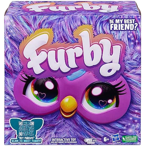 Furby Electronic Plush Toy with Sounds for Kids, Plush Toys, Interactive Talking Furby Collectible, 15 cm/6 inch, Soft to the Touch