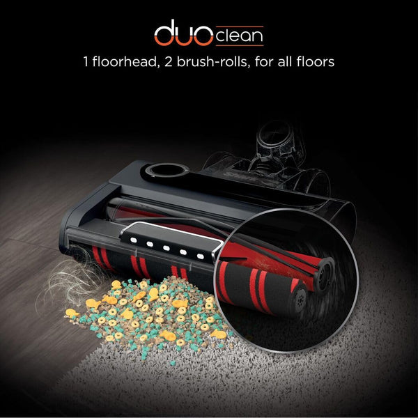 Shark Stratos Cordless Stick Vacuum Cleaner with Anti Hair Wrap Plus, Clean Sense IQ & Anti-Odour Technology, 60 Mins Run-Time, Removable Battery, Charcoal/Rose Gold IZ400UK