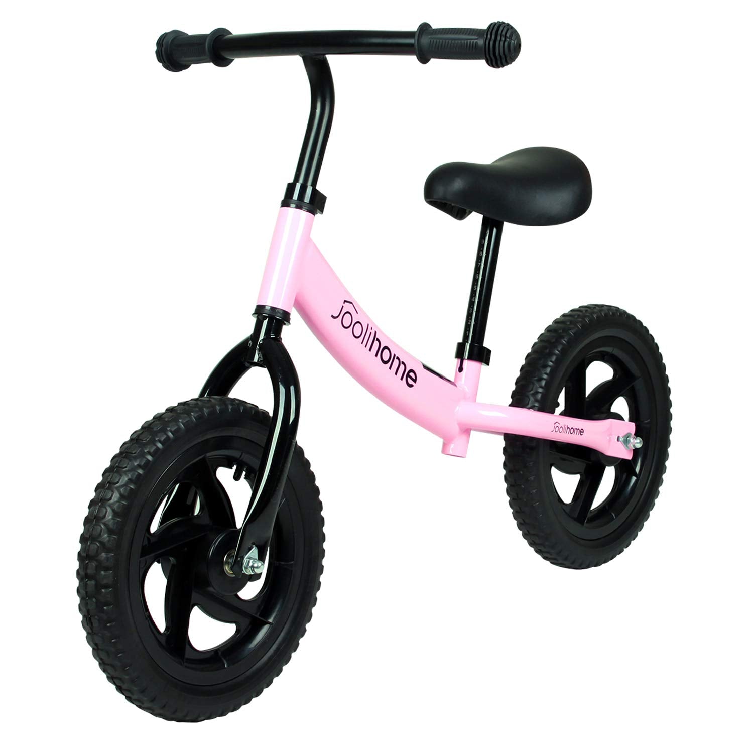 12" Balance Bike Carbon Steel Frame No Pedal Walking Balance Bike Training Bicycle for Kids and Toddlers 2- to 6 Years Old