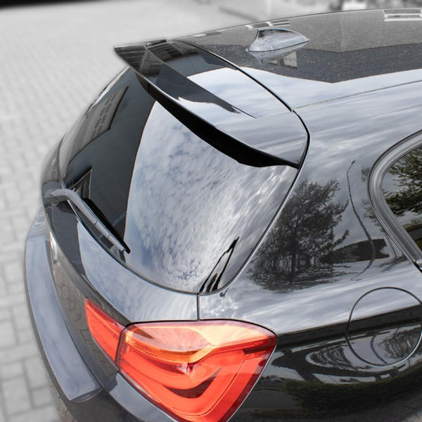 AutoStyle Roof spoiler compatible with BMW 1-Series F20/F21 3/5-doors 2011-2019 (ABS Glossy Black)