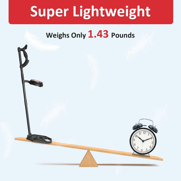 DR.ÖTEK Metal Detector for Kids, Waterproof with LCD Display and Buzzer, 60-76 cm Adjustable Stem, High Sensitivity, Lightweight Gold Detector, Ages 3-10