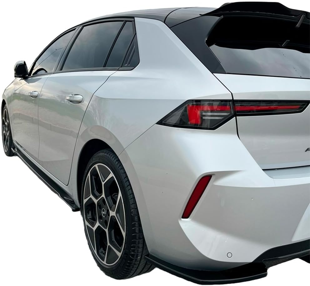 Oneway Rear Side Diffusors compatible with Opel Astra L HB 2021- - Gloss black