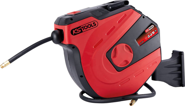 KS Tools 515.3440 Automatic Compressed Air Hose Reel Diameter 10 mm x 15 m