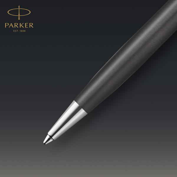 Parker Sonnet Ballpoint Pen | Stainless Steel with Gold Trim | Medium Point | Handwriting Pens & Stationery Supplies | Black Ink | Gift Box