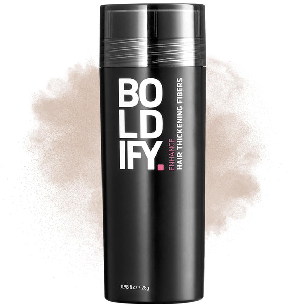 BOLDIFY Hair Fibres (56g) - Fill In Thinning and Fine Hair for an Instantly Fuller, Thicker Look - 14 Shades for Women and Men - Medium Brown