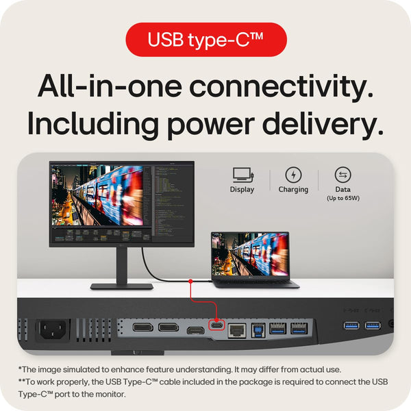 LG Electronics Monitor 27MR400-B, 27 Inch, Full HD 1080p, 100Hz, 5ms GtG, IPS Panel, AMD FreeSync, Smart Energy Saving, Anti-Glare, HDMI, Matte Black