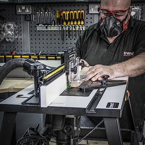 Trend Portable Benchtop Router Table with Robust Construction for Workshop & Site Use, 240V, CRT/MK3