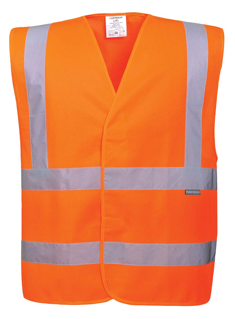 Portwest C470 Reflective Hi Vis Safety Vest Band and Brace Waistcoat Security Traffic Construction Workwear