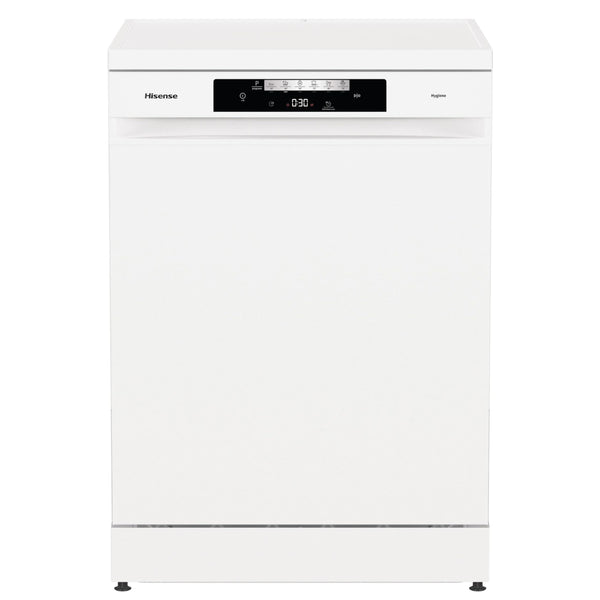 Hisense HS622E90WUK Freestanding Standard Dishwasher 85cm High - E Rated, White, 24 x 23 x 33 inches (L x W x H) [Energy Class E]