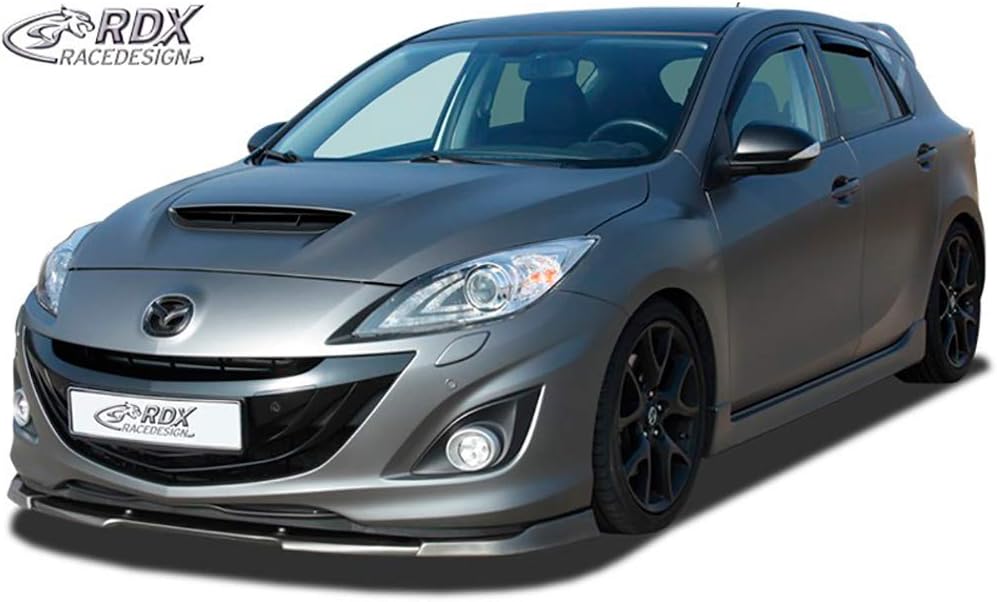 RDX Racedesign Front spoiler Vario-X compatible with Mazda 3 MPS (BL) 2009-2012 (PU)