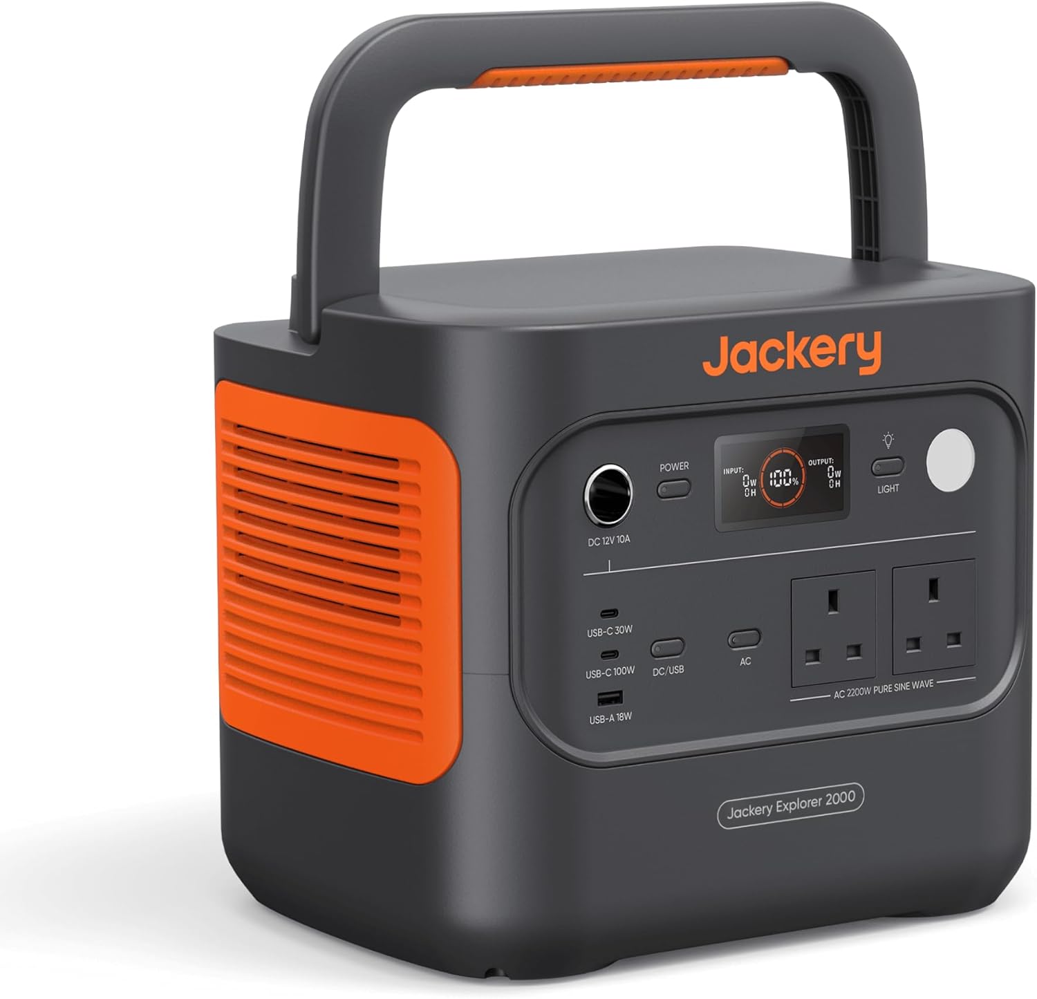 Jackery Solar Generator 2000 v2 with 200W Solar Panels, 2042Wh/2200W LiFePo4 Portable Power Station, USB-C PD 100W Fast Charging for Road Trips/RVing/Outdoor Camping/Daily Energy Storage