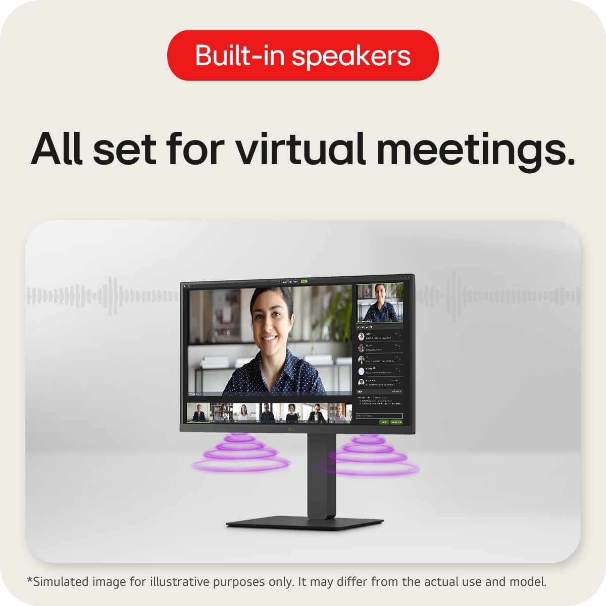 LG Electronics Monitor 27MR400-B, 27 Inch, Full HD 1080p, 100Hz, 5ms GtG, IPS Panel, AMD FreeSync, Smart Energy Saving, Anti-Glare, HDMI, Matte Black