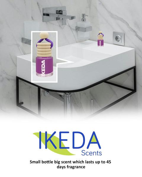 Ikeda scents Ikeda Car Air Fresheners | Automotive Hanging Pendant | Auto Perfume Diffuser with Real Oil | Strong and Long Last Fragrance | Fresh Smell Cover Odours | Car Accessories for Men Women