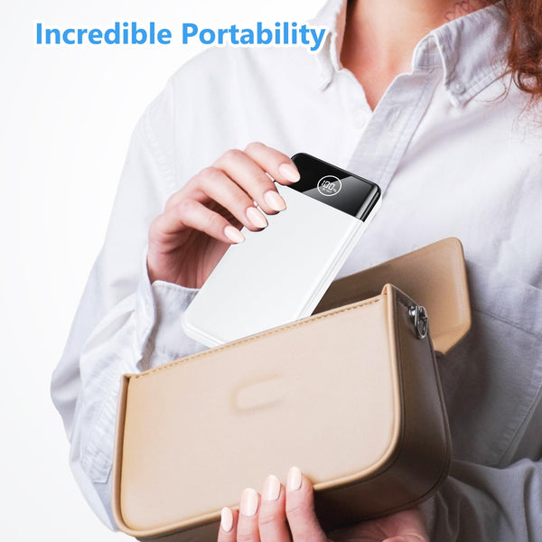 Power Bank Fast Charging 26800mAh, Portable Charger PD22.5W, PD3.0 QC4.0 USB-C/USB-A Output, Phone Battery Pack for iPhone 16 15 14 13 Plus Pro Max Mini, Glaxy