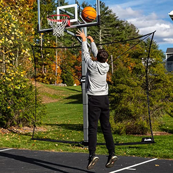 Franklin Sports Defender Net Pro – 10ft. x 8ft. Rebounder – Easily Fold and Quick Install – Defensive Net System