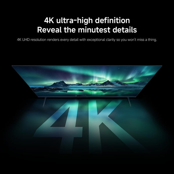 XIAOMI TV F Pro 75, 75 Inches (190 cm), 4K UHD QLED, Smart TV, Fire TV, HDR10+, Game Boost mode 120Hz, MEMC, Alexa Voice Control, 2GB+32GB, Works with Apple AirPlay