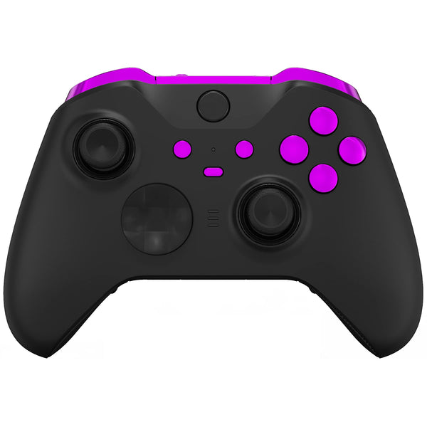 eXtremeRate Chameleon Purple Blue Buttons for Xbox One Elite Series 2 Controller, LB RB LT RT Bumpers Triggers ABXY Start Back Sync Profile Switch Keys for Xbox Elite Series 2 Core Controller