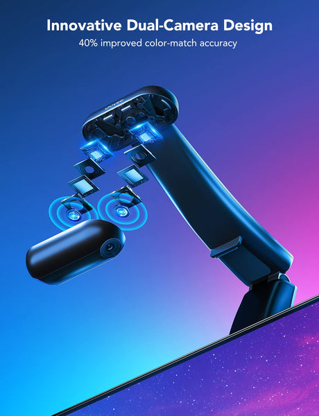 Govee TV LED Backlight T2 with Dual Cameras, 5m RGBIC Envisual LED Strip Lights with Double Beads for Ultra-Thin 75-85 inch TVs, Wi-Fi, Music Sync, DreamView, Voice&App Control, Alexa(0.9m*2+1.6m*2)