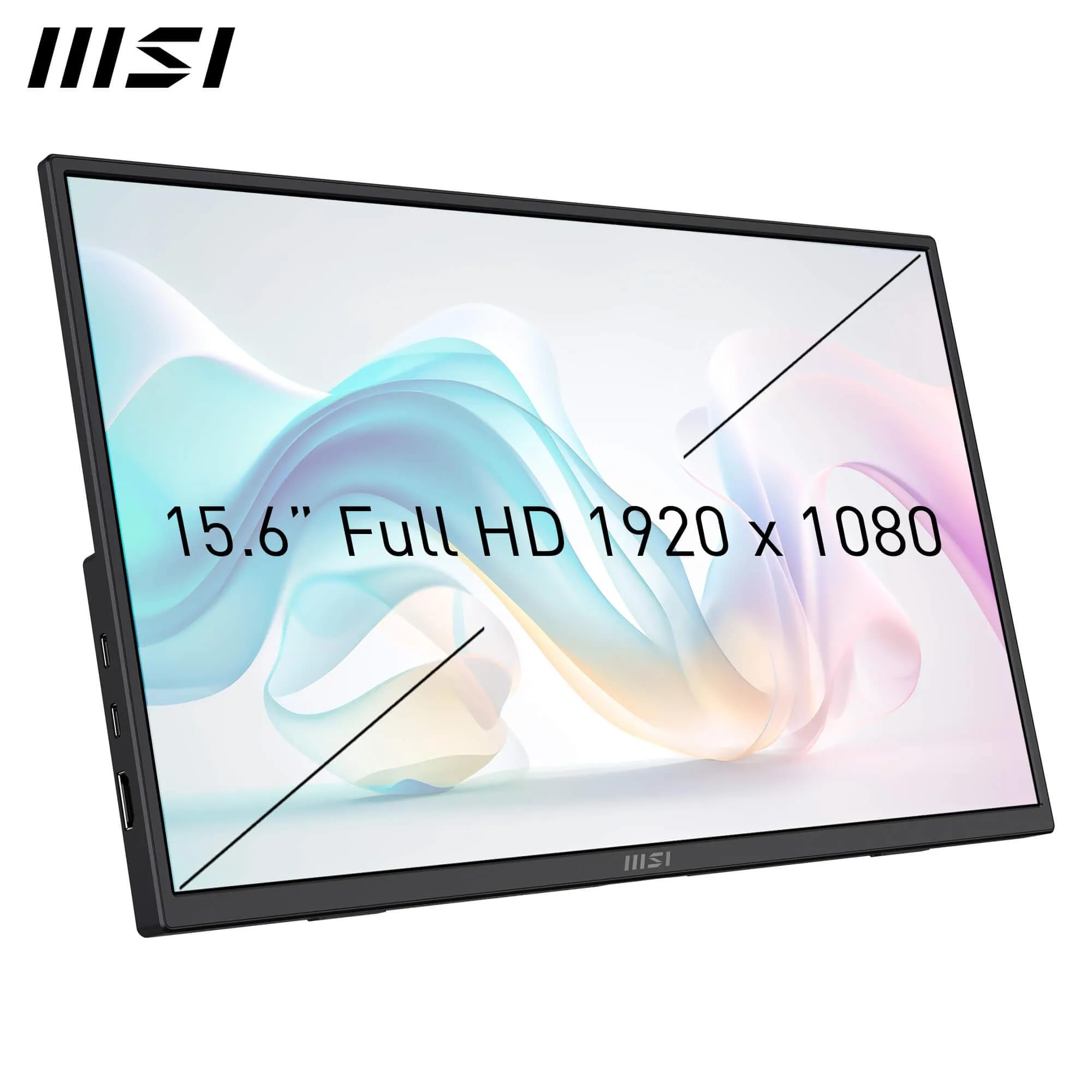 MSI PRO MP251 24.5 Inch Full HD Office Monitor - 1920 x 1080 IPS Panel, 100 Hz, Eye-Friendly Screen, Built-in Speakers, Tilt-Adjustable - HDMI 1.4b, D-Sub (VGA)