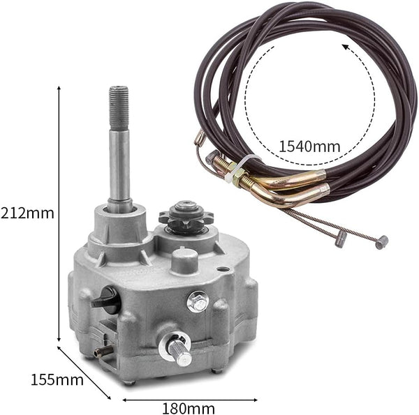 maXpeedingrods Go Kart Forward Reverse Gear Box 5/8 Inch TAV30 10T/12T for 2-11HP Engine 30 Series Go-Karts Accessories