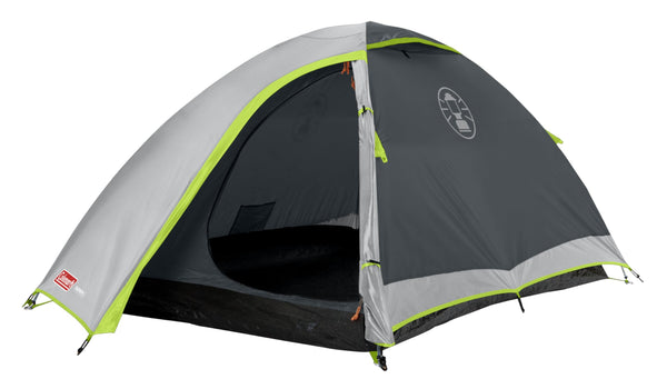 Coleman Tent Darwin 2-4 Person | Compact Lightweight Dome Tent | Models with Darkened Bedroom | Camping, Festival and Hiking Tent | 4500mm Waterproof | with Sewn-in Groundsheet