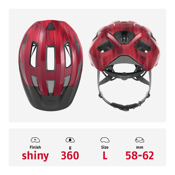 ABUS Macator Racing Bike Helmet - Sporty Bicycle Helmet for Beginners - for Women and Men