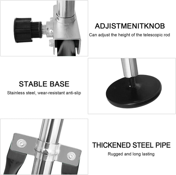 FBSPORT Gymnastics Bar, Folding Horizontal Bar Gymnastics Equipment for Kids Home Training, Expandable Gymnastics Training Bar Junior with Adjustable Height for Girls Boys