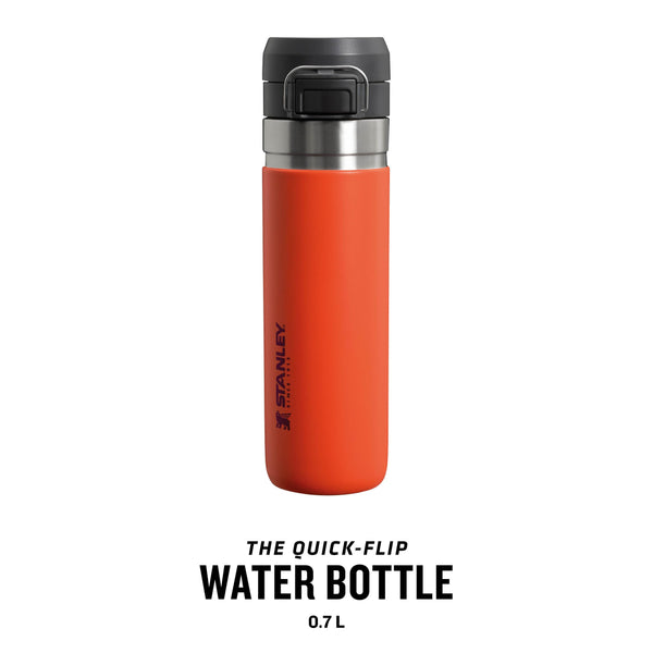 STANLEY Quick Flip Stainless Steel Water Bottle 0.47L - Keeps Cold For 7 Hours - Leakproof - BPA-Free Thermal Flask - Dishwasher Safe - Cup Holder Compatible