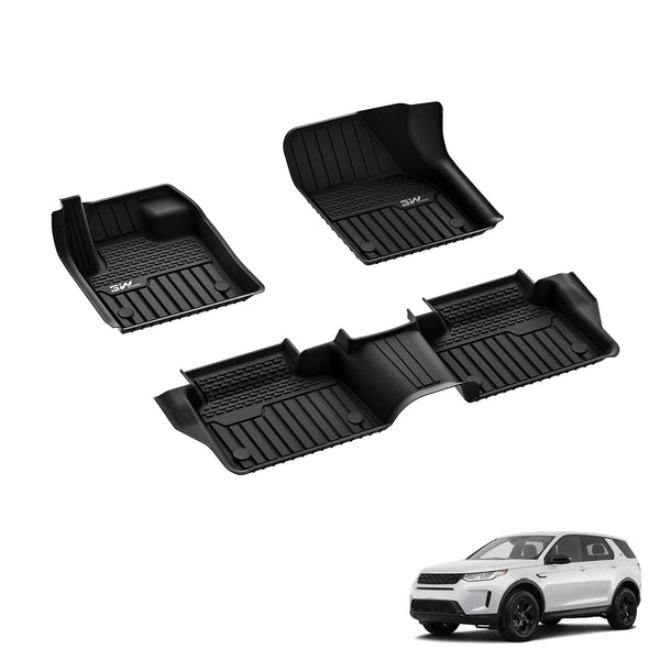 3W Boot Liner Fit for Land Rover Discovery Sport L550 2022 2023 2024 2025, Odorless Thorex™ Dog Friendly Premium Trunk Protection Mats, All Weather Waterproof Anti Slip Easy to Clean Car Accessory