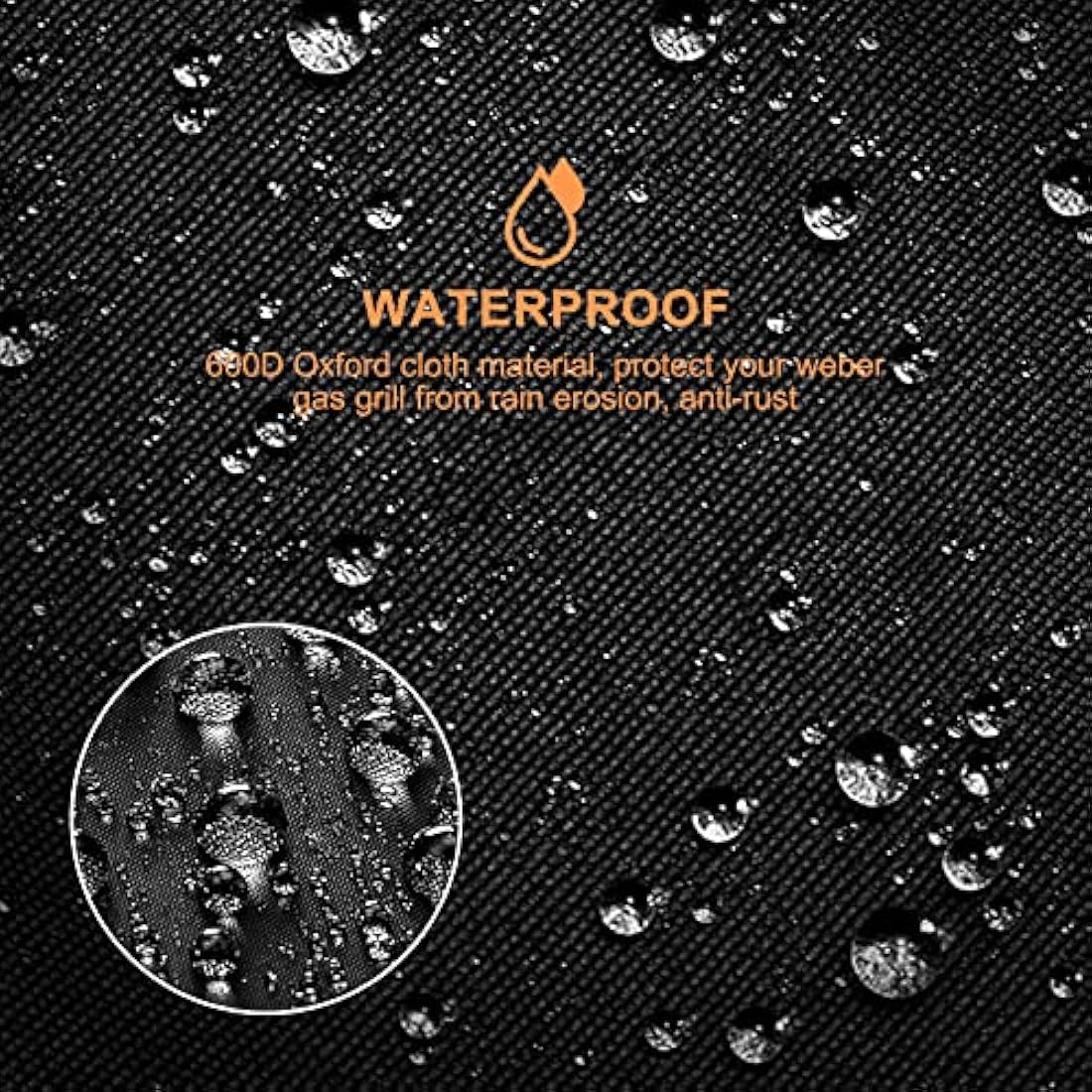 Grill Cover,Gas BBQ Cover fits Weber Traveler,Cargo Protector Storage bag Waterproof, Heavy Duty,Rip-Proof & UV Resistant For Protective Case Traveller grill accessories(115L x 65W x 24H cm, Black)