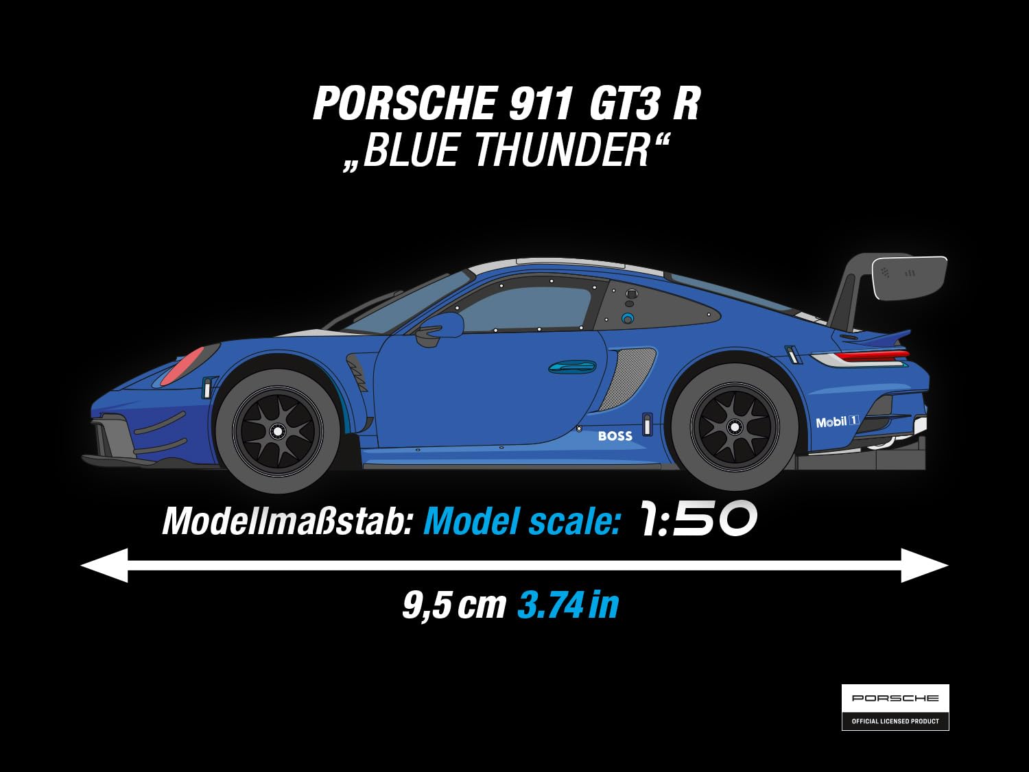 Carrera Hybrid 50050002 "Devil Drivers" Porsche 911 GT3 R 1:50 Scale AI-Supported Race System with Working Lights & USB-C Charging