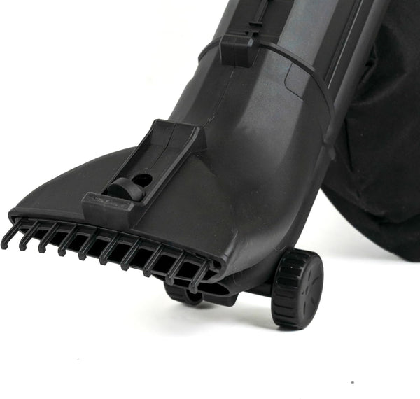 Hyundai Leaf Blower, Garden Vacuum & Mulcher with Large 45 Litre Collection Bag, 12m Cable, 62-170mph Variable Airspeed, Reaches Whole Garden & 3 Year Warranty, Blue