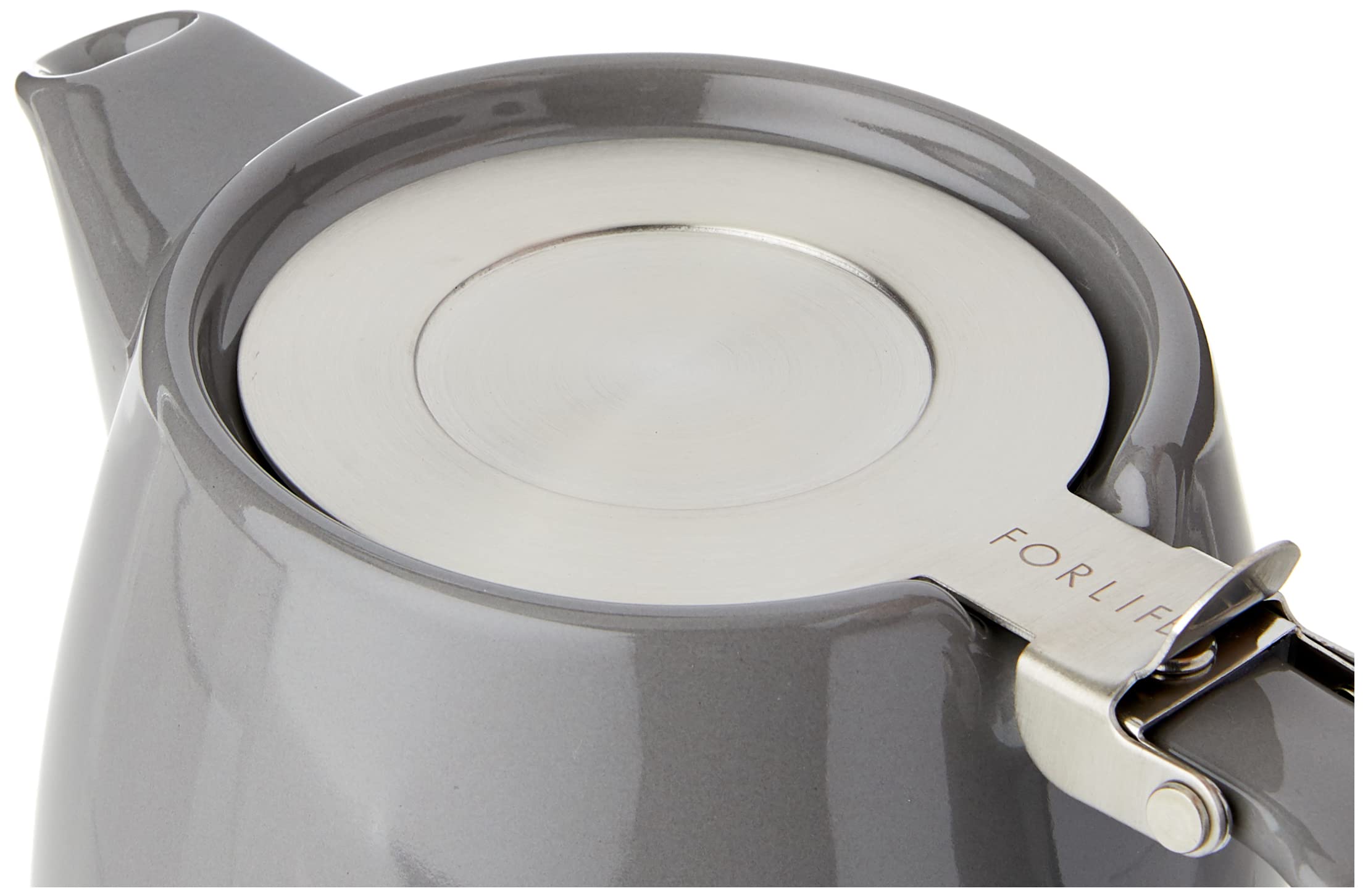 Forlife Stump Teapot 530 mL, 18 Oz., Grey