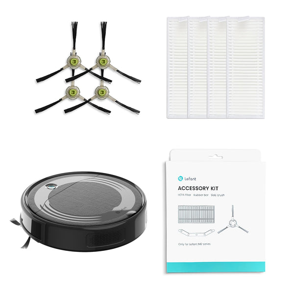 Lefant M210P Robot Vacuum Cleaner, Featured Carpet Cleaner Small Robot 7.8cm Thin 28cm DIA, Robotic Vacuum Alexa Voice Control Self-Charging Ideal for Pet Hair Hard Floor and Carpet