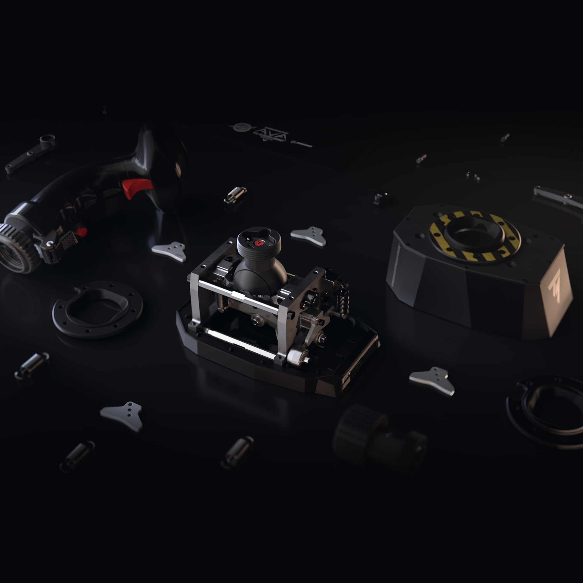 Thrustmaster AVA Modular Base - High-Precision Modular Joystick Base with H.E.A.R.T HallEffect AccuRate Technology for PC