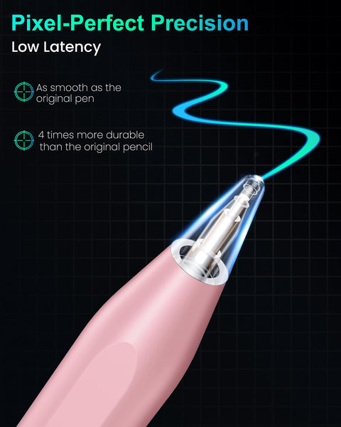 Variglas Pencil for iPad - 2018-2025 15 Minutes Fast Charging, Palm Rejection,Tilt Sensitivity, Stylus Pen Compatible with iPad Pro 11"/12.9"/13", 11/10/9/8/7/6th Gen, Air 3-6, Mini 5/6