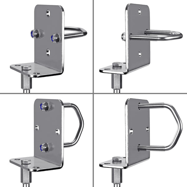 Insaga Tent Peg, 51cm Heavy Duty Ground Anchor Large Metal Earth Sand Stake Spiral Blade Screw in Trampolines Spike for Swing