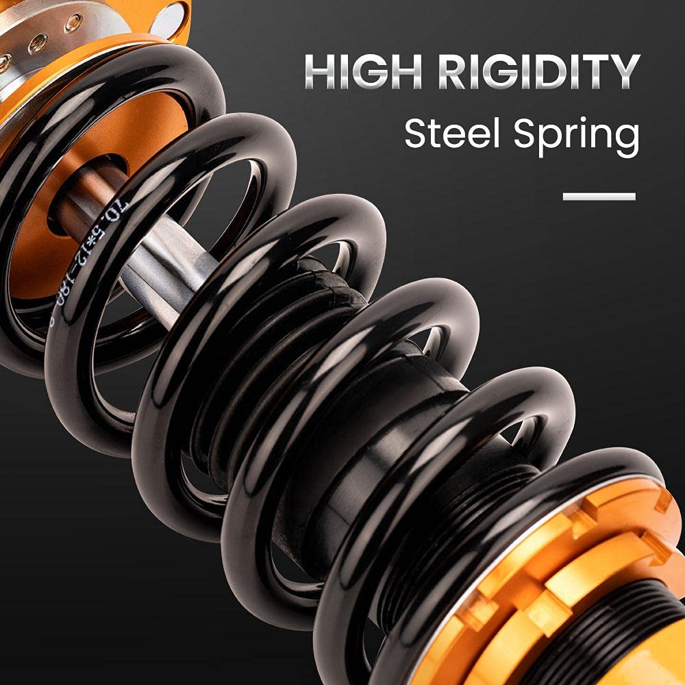 maXpeedingrods Coilovers Shock Struts for E46 (1998-2006) 316i, 318i, 320i, 323i, 325i, 328i, 330i, M3 Adjustable Damper