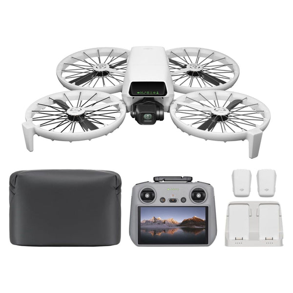 DJI Flip With RC 2 Screen Remote Controller, Follow Me Drone With 4K UHD Camera for Adults, Under 249 g, 3-Axis Gimbal Stabilization, 13km Video Transmission, Palm Takeoff, 31-Min Flight Time