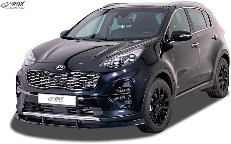 RDX Racedesign Front spoiler Vario-X compatible with Kia Sportage (QL) Facelift 2018- incl. GT-Line (PU)