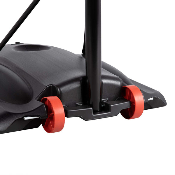 Yaheetech Outdoor Adjustable Basketball Stand, Portable Basketball Hoop Net System on Wheels