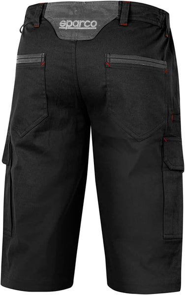 Sparco S02410NR3L Trousers, Black, L Unisex Adult