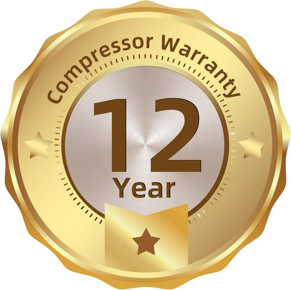 CHiQ FBM157L4EU, Fridge Freezer, 157L, 70/30, 12-Year Compressor Service, Low Frost, E, 39 dB, 48cm Wide 144cm Tall, Black