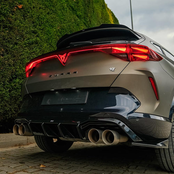 Oneway Rear Side Diffusors compatible with Cupra Formentor 2020-2024 & Facelift 2024- - Version 3 - Gloss black