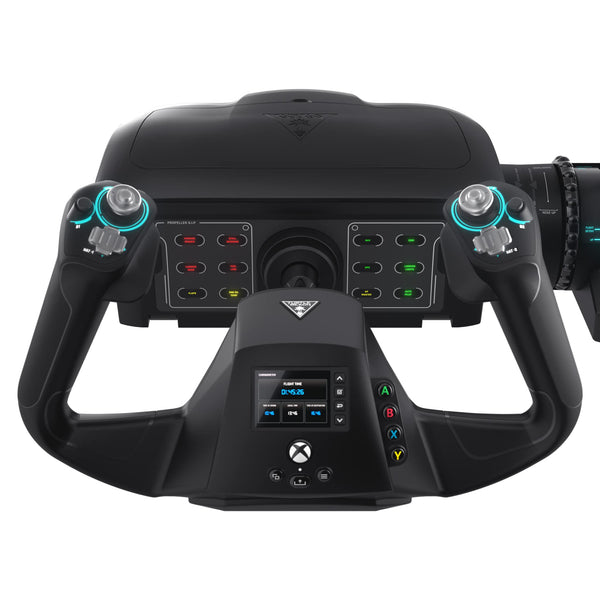 Turtle Beach VelocityOne Flightdeck - Universal HOTAS Simulation Joystick & Throttle with Touch Display, Stick Mounted HUD and Contactless Sensors for Air and Space Combat on Windows 10 & 11